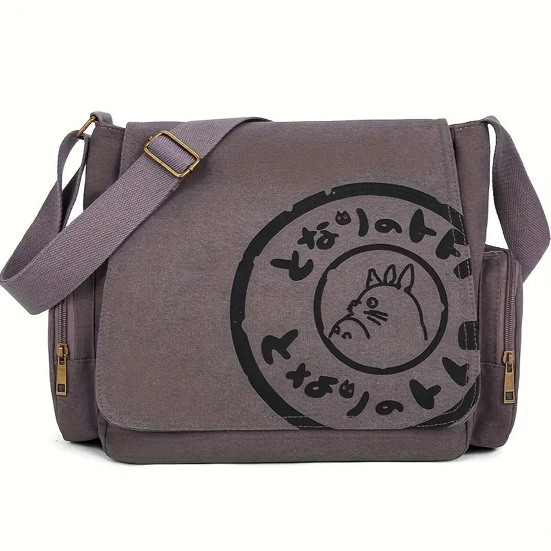 My Neighbor Totoro Vintage Canvas Messenger Bag