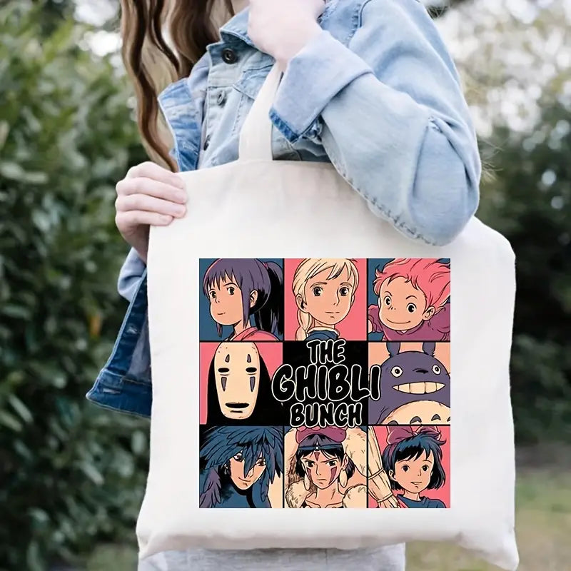 Ghibli Bunch Canvas Tote Bag