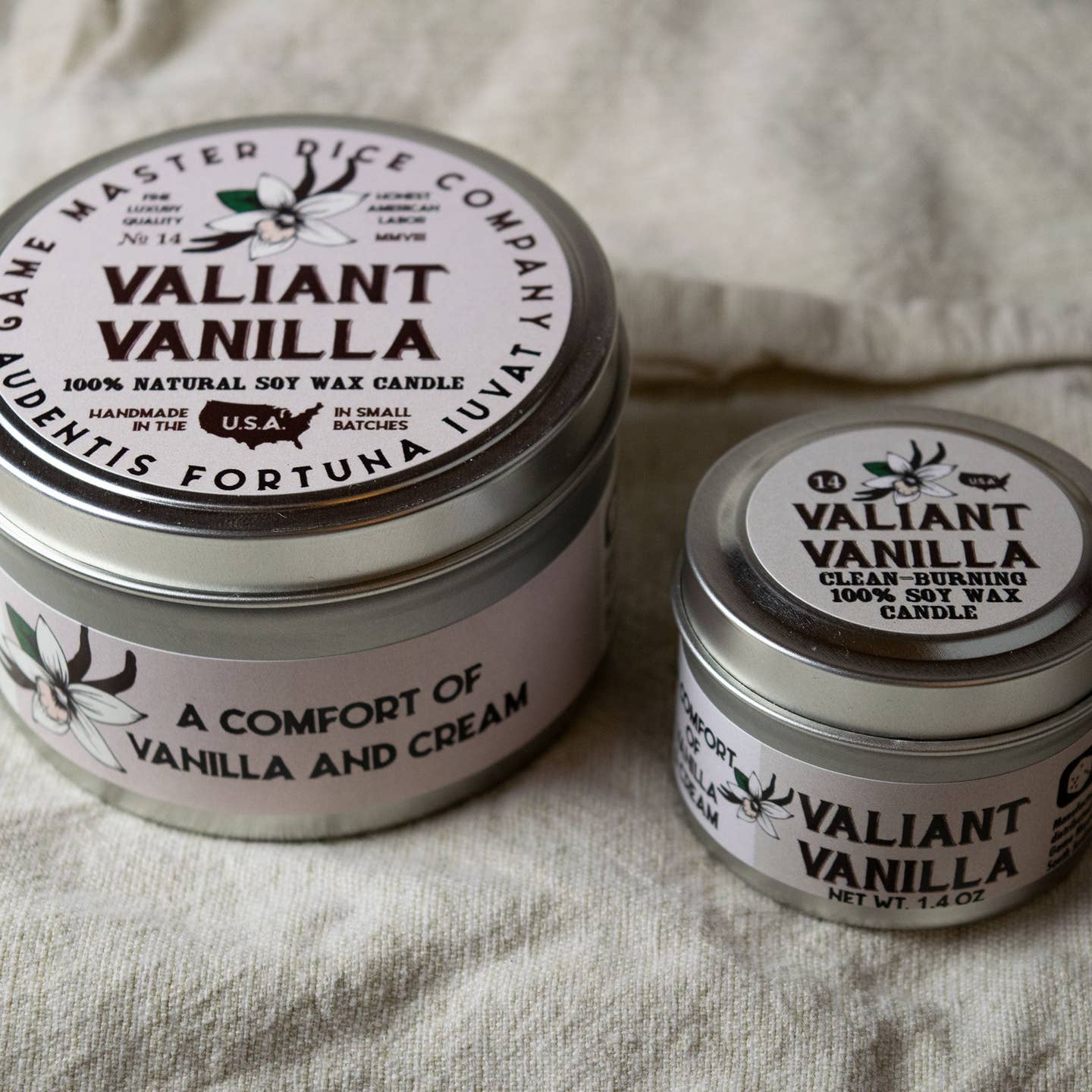Valiant Vanilla Gaming Candle