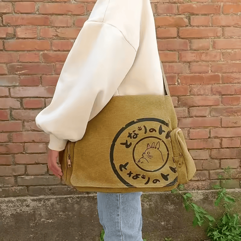My Neighbor Totoro Vintage Canvas Messenger Bag
