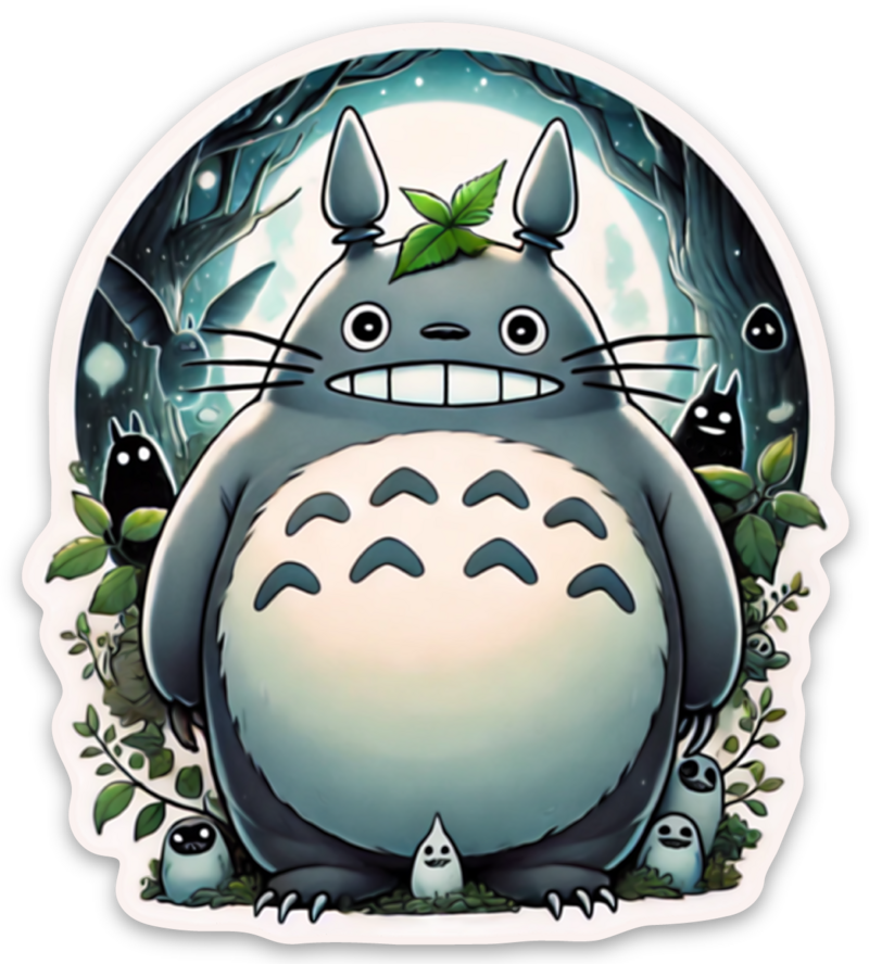 My Neighbor Totoro - Spirit Forest - 3" Vinyl Sticker