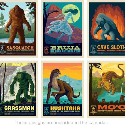 Legends of National Parks 2025 Calendar