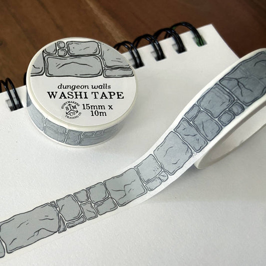 Stone Dungeon Walls Washi Tape