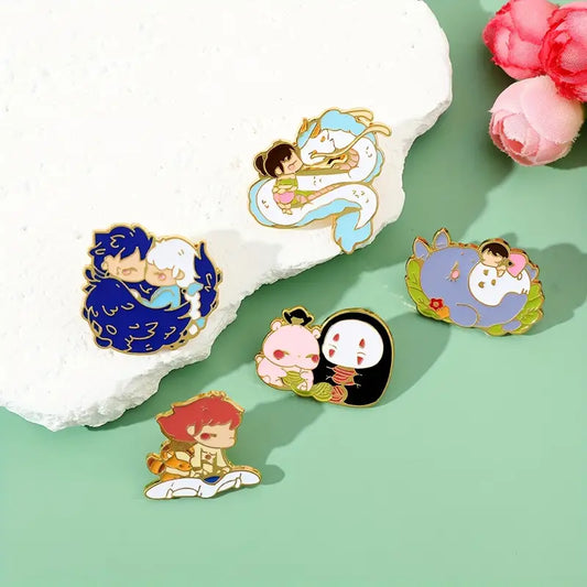 Chibi Studio Ghibli Enamel Pin