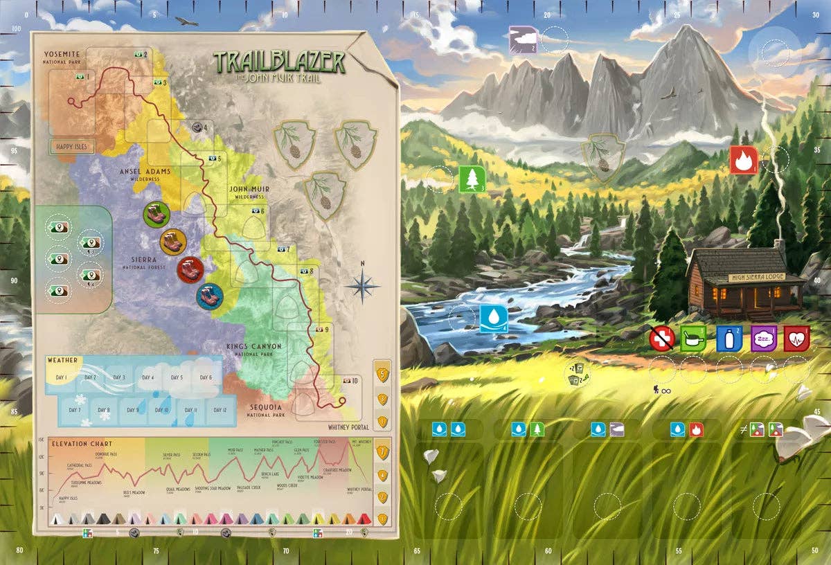 Trailblazer: The John Muir Trail - Board Game