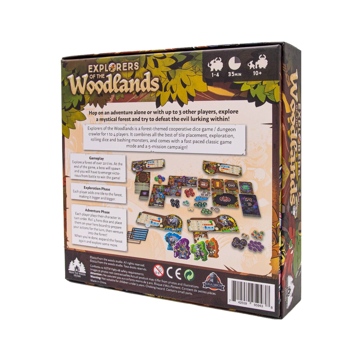 Explorers of the Woodlands - Board Game