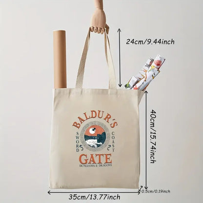 Dungeons & Dragons Baldur's Gate Canvas Tote Bag