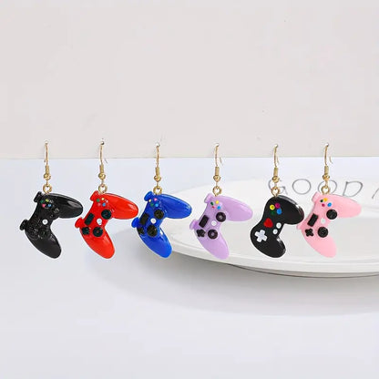 Game Console Controller Acrylic Dangle Earrings