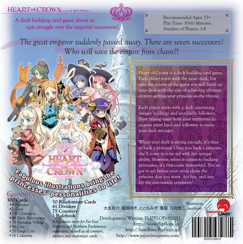 Heart of Crown - Fairy Garden - Card Game