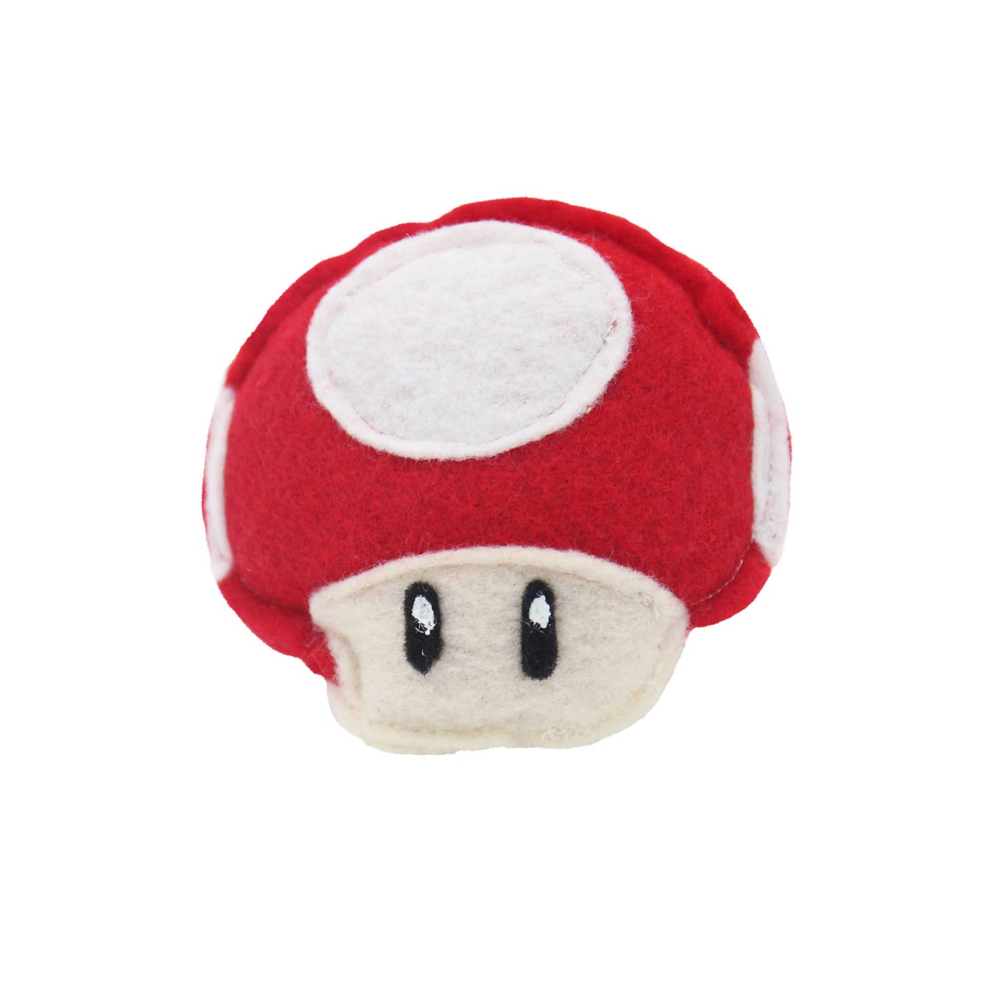 Power Up Mushroom Felt Catnip Toy