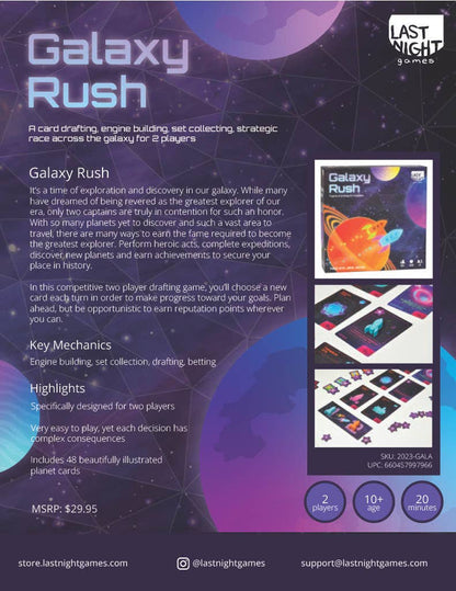 Galaxy Rush - Board Game