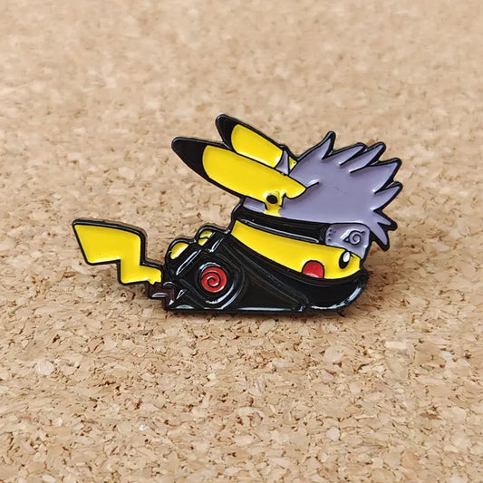 Pikachu Kikashi Cosplay Enamel Pin