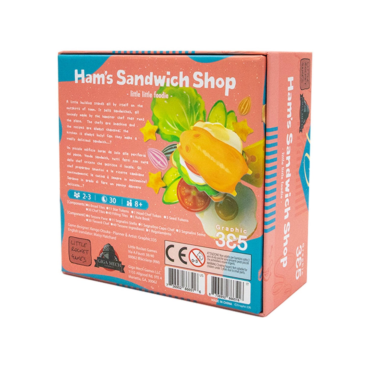 Ham's Sandwich Shop - Board Game