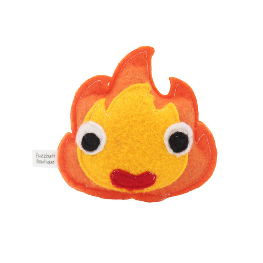 Calcifer Felt Catnip Toy